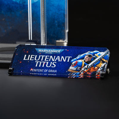 Display Case for Warhammer® 40,000 Lieutenant Titus