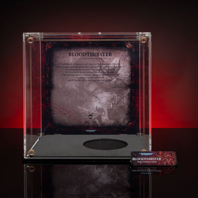 Limited Edition Display Cases for Warhammer® 40,000 World Eaters Miniatures