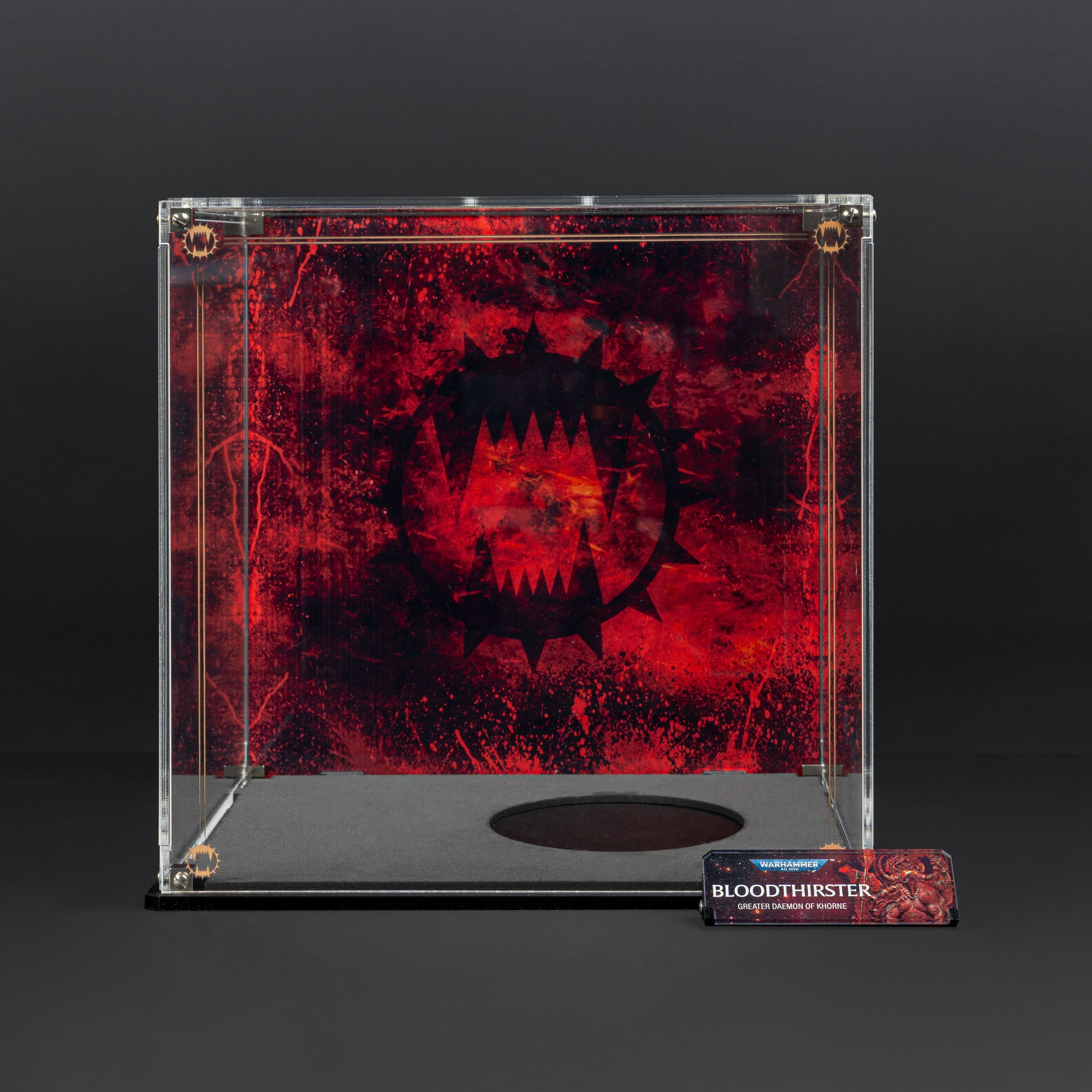 Display Cases for Warhammer® 40,000 World Eaters Miniatures