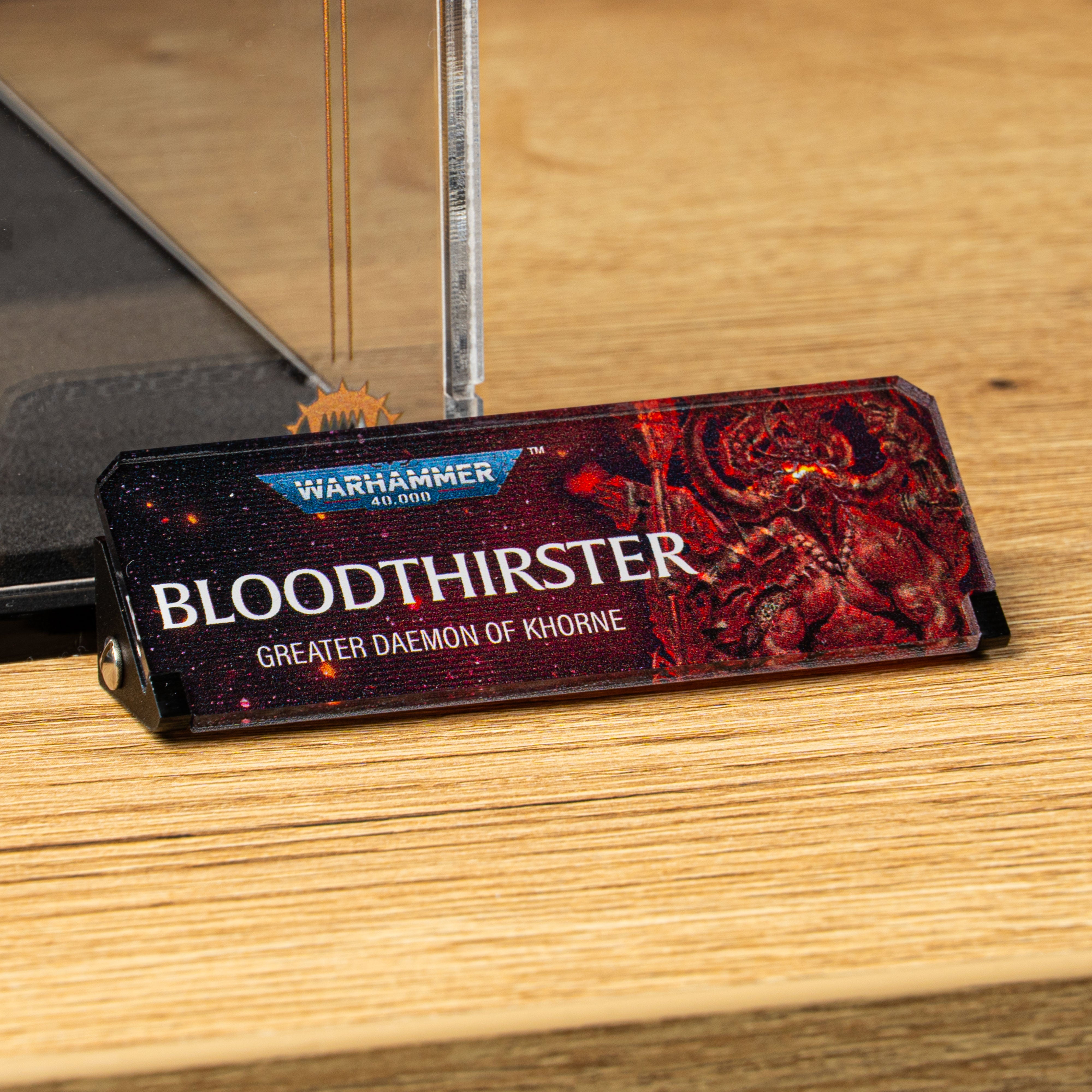 Plaques for Warhammer® 40,000 World Eaters Miniatures