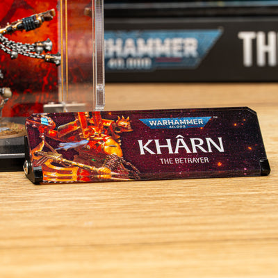 Plaques for Warhammer® 40,000 World Eaters Miniatures