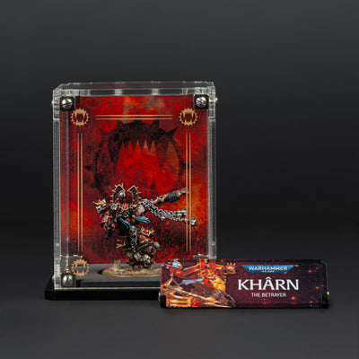 Display Cases for Warhammer® 40,000 World Eaters Miniatures
