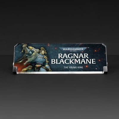 Plaque for Warhammer® 40,000 Ragnar Blackmane