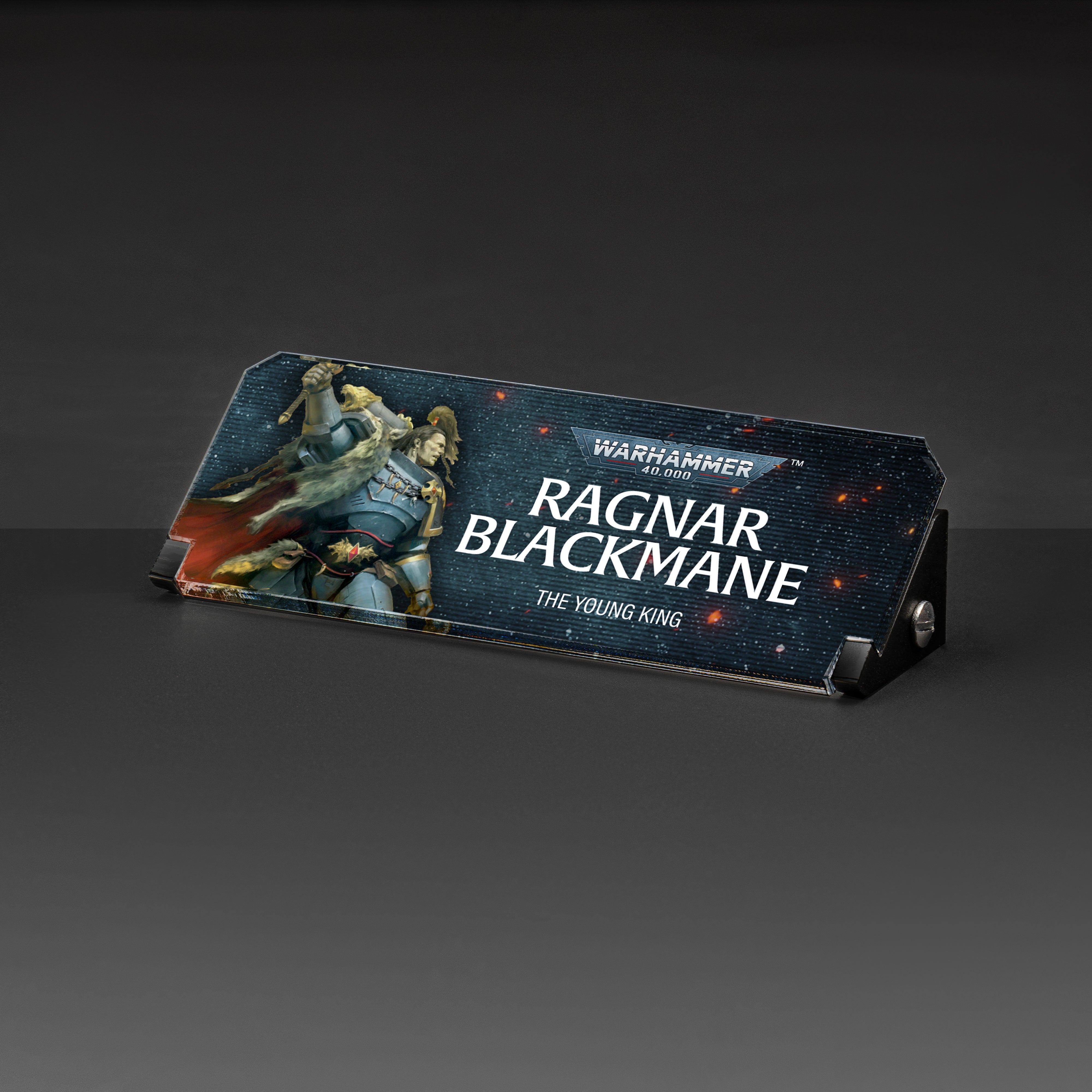 Plaque for Warhammer® 40,000 Ragnar Blackmane
