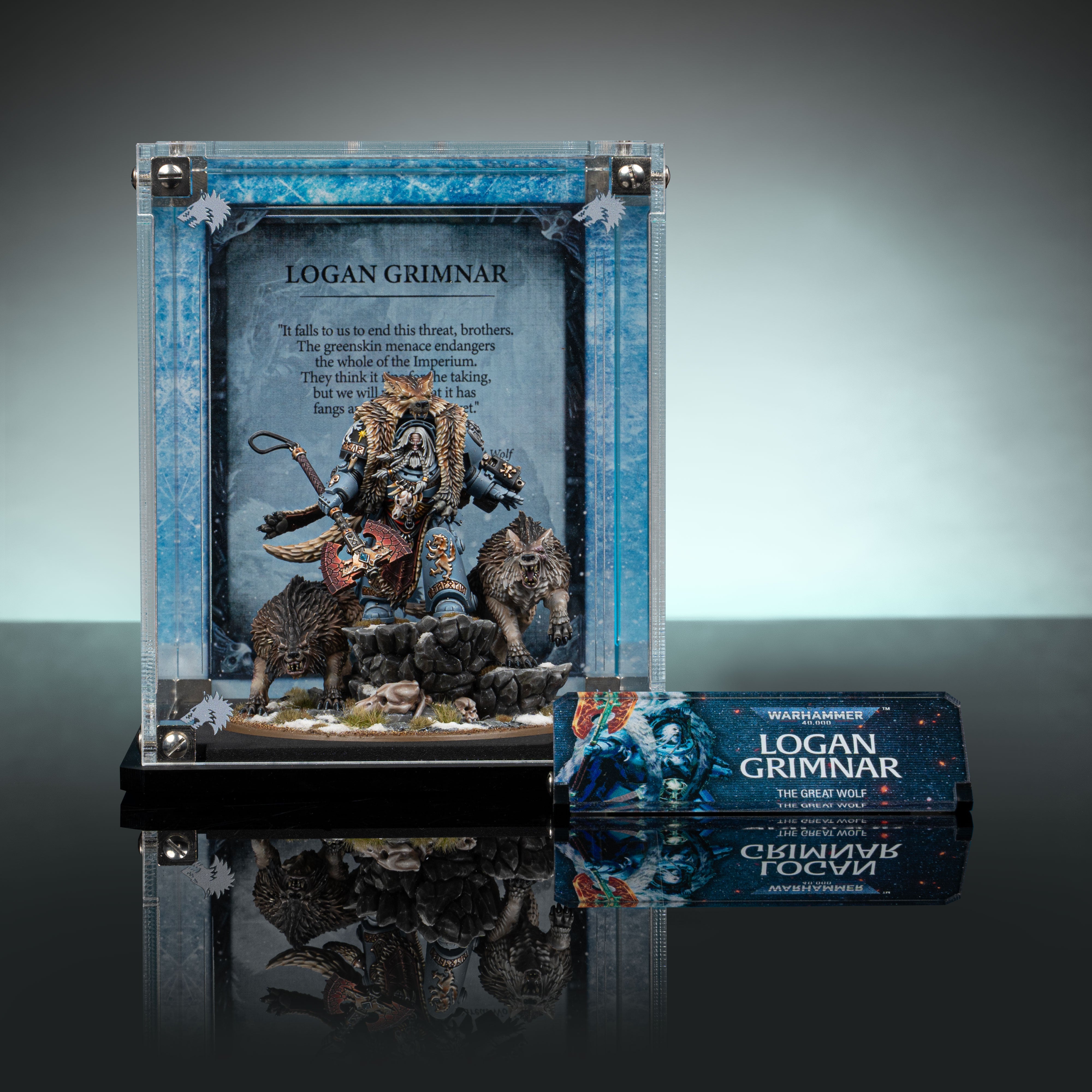 Limited Edition Display Case for Warhammer® 40,000 Logan Grimnar