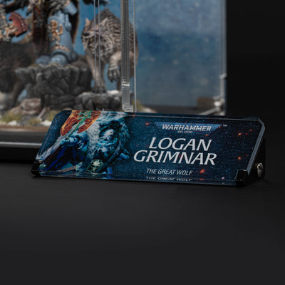 Display Case for Warhammer® 40,000 Logan Grimnar