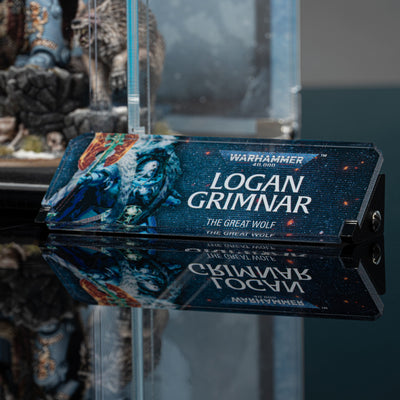 Limited Edition Display Case for Warhammer® 40,000 Logan Grimnar