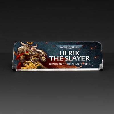 Plaque for Warhammer® 40,000 Ulrik the Slayer