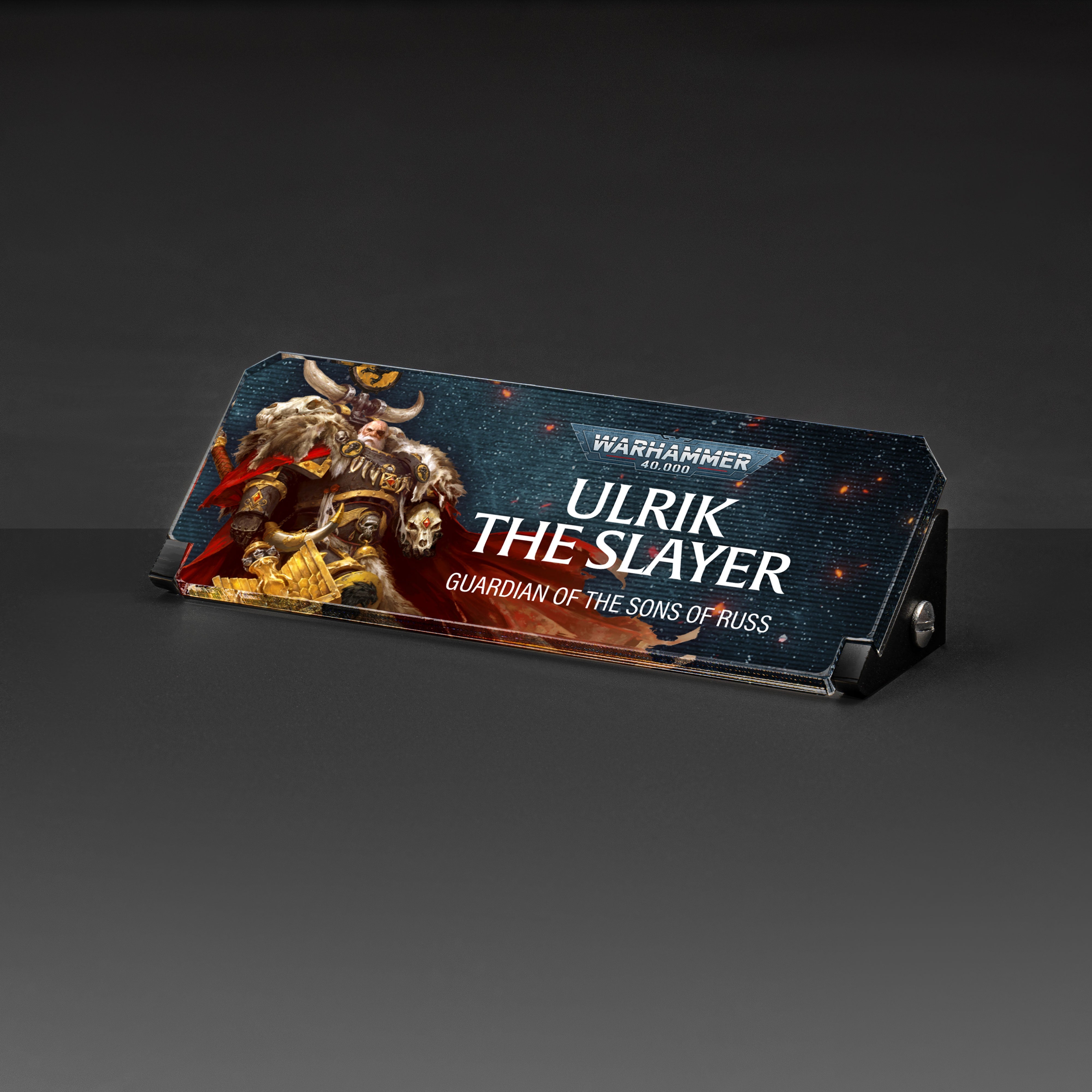 Plaque for Warhammer® 40,000 Ulrik the Slayer