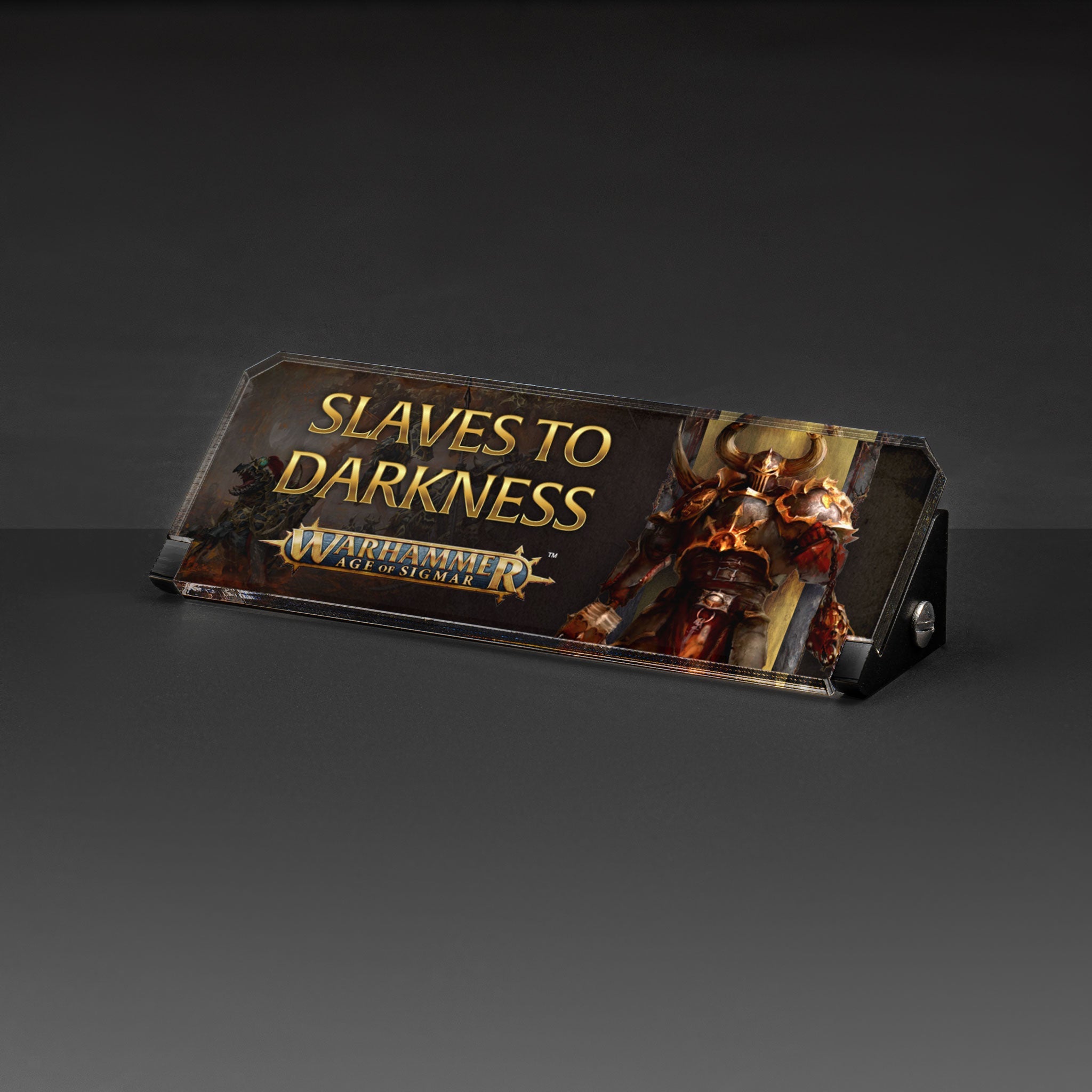 Plaque for Warhammer® Age of Sigmar - Slaves To Darkness