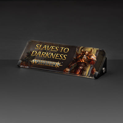 Plaque for Warhammer® Age of Sigmar - Slaves To Darkness