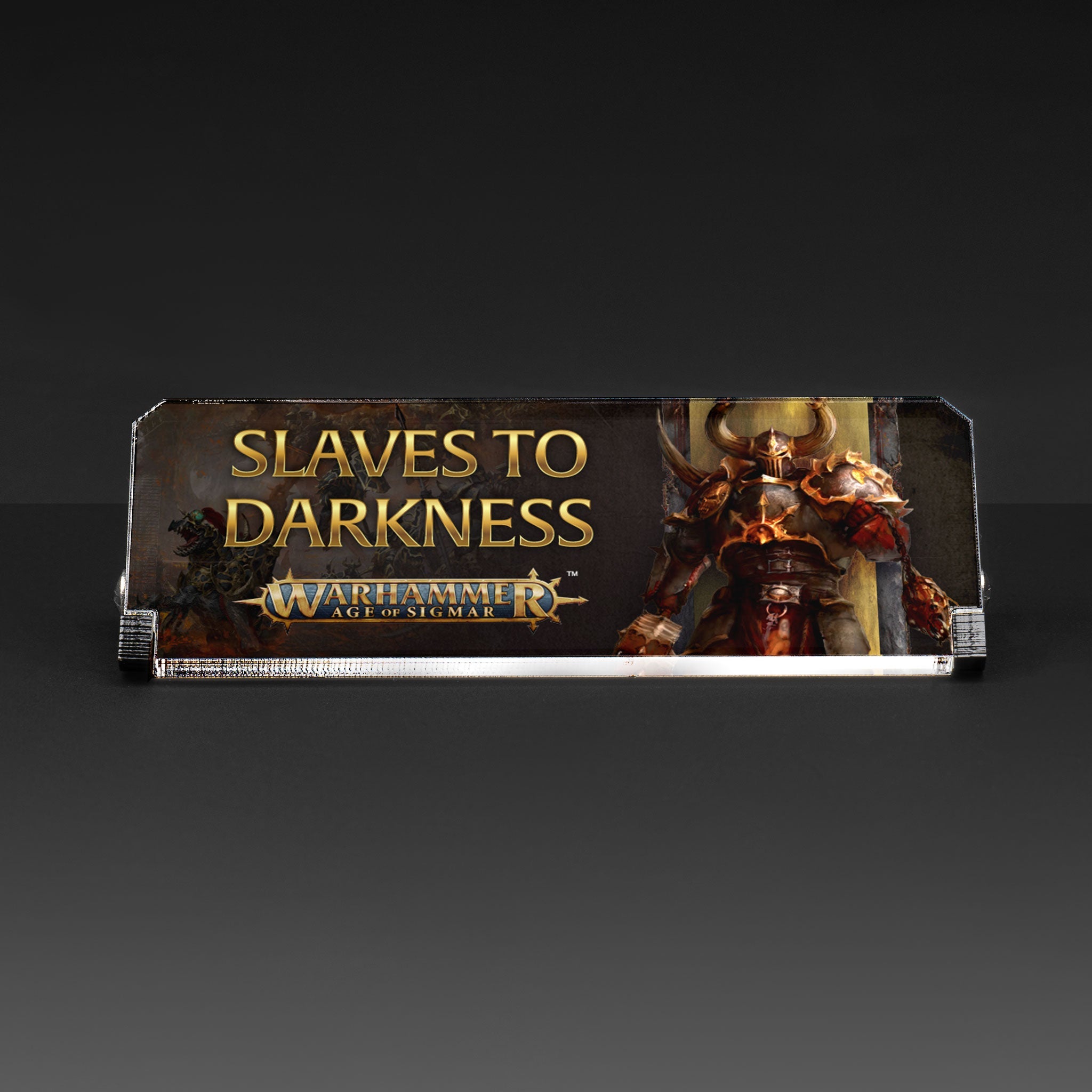 Plaque for Warhammer® Age of Sigmar - Slaves To Darkness
