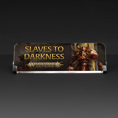 Plaque for Warhammer® Age of Sigmar - Slaves To Darkness