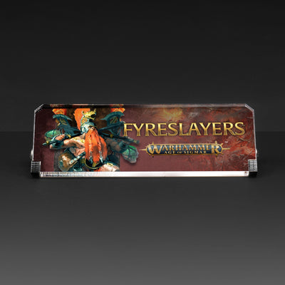 Plaque for Warhammer® Age of Sigmar - Fyreslayers
