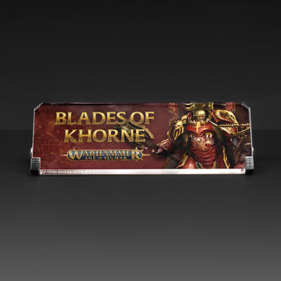 Plaque for Warhammer® Age of Sigmar - Blades of Khorne