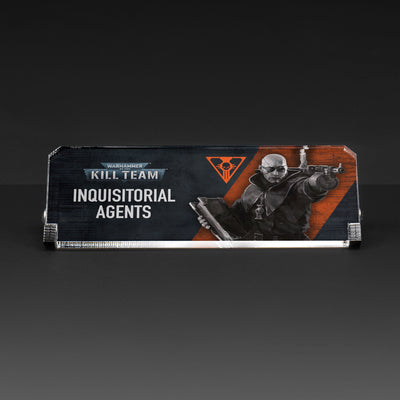 Plaque for Warhammer® 40,000 Kill Team: Inquisitorial Agent