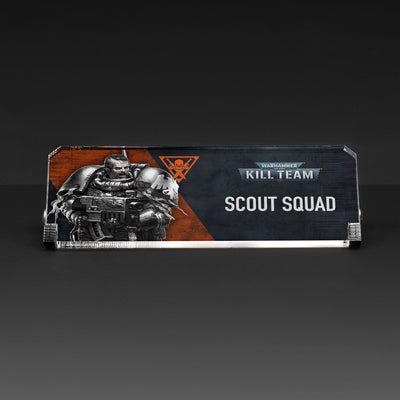 Plaque for Warhammer® 40,000 Kill Team: Scout Squad
