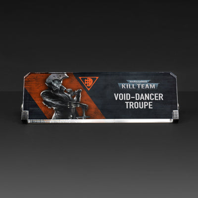 Plaque for Warhammer® 40,000 Kill Team: Void-Dancer Troupe
