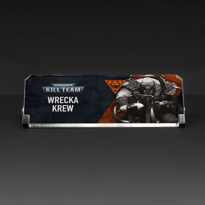 Plaque for Warhammer® 40,000 Kill Team: Wrecka Krew