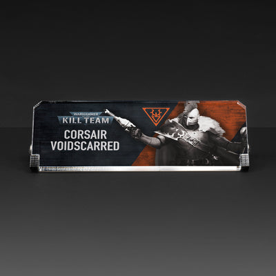 Plaque for Warhammer® 40,000 Kill Team: Corsair Voidscarred