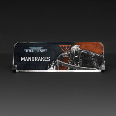 Plaque for Warhammer® 40,000 Kill Team: Mandrakes