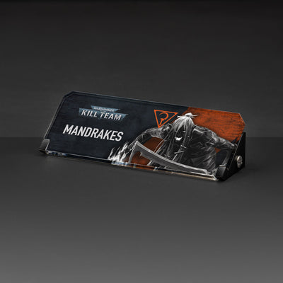 Plaque for Warhammer® 40,000 Kill Team: Mandrakes