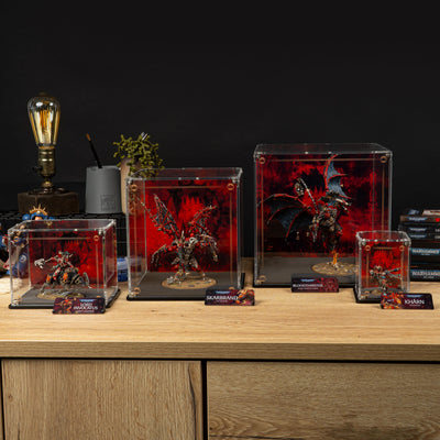 Display Cases for Warhammer® 40,000 World Eaters Miniatures