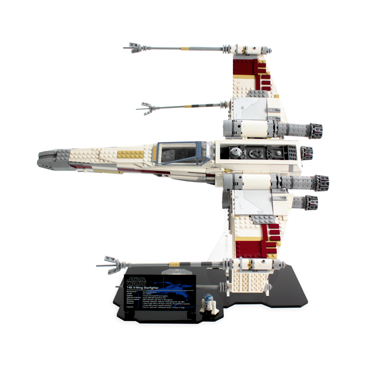 Display Stand for LEGO® Star Wars™ UCS Red Five X-Wing Fighter (10240)