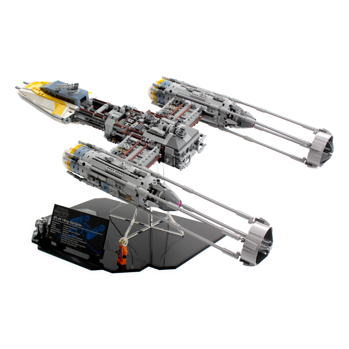 Display Stand for LEGO® Star Wars™ UCS Y-Wing (75181)