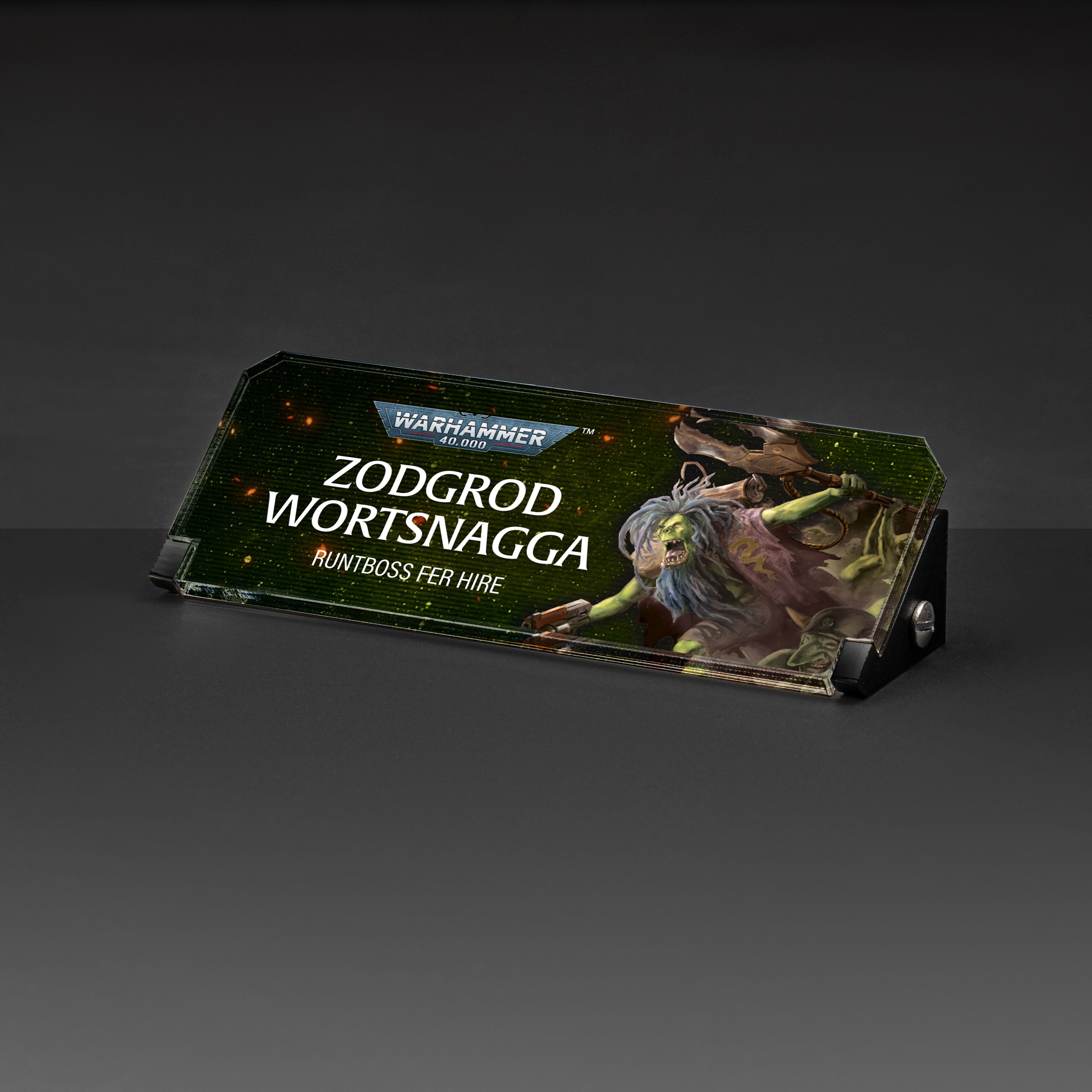 Plaques for Warhammer® 40,000 Orks Miniatures