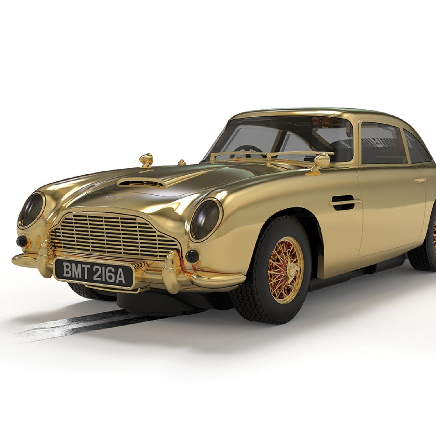 Scalextric James Bond Aston Martin DB5 Slot Car - Goldfinger 60th Anniversary Gold Edition