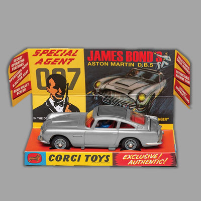 James Bond Aston Martin DB5 Model Car With Ejector Seat - Goldfinger 60th Anniversary Edition - By Corgi