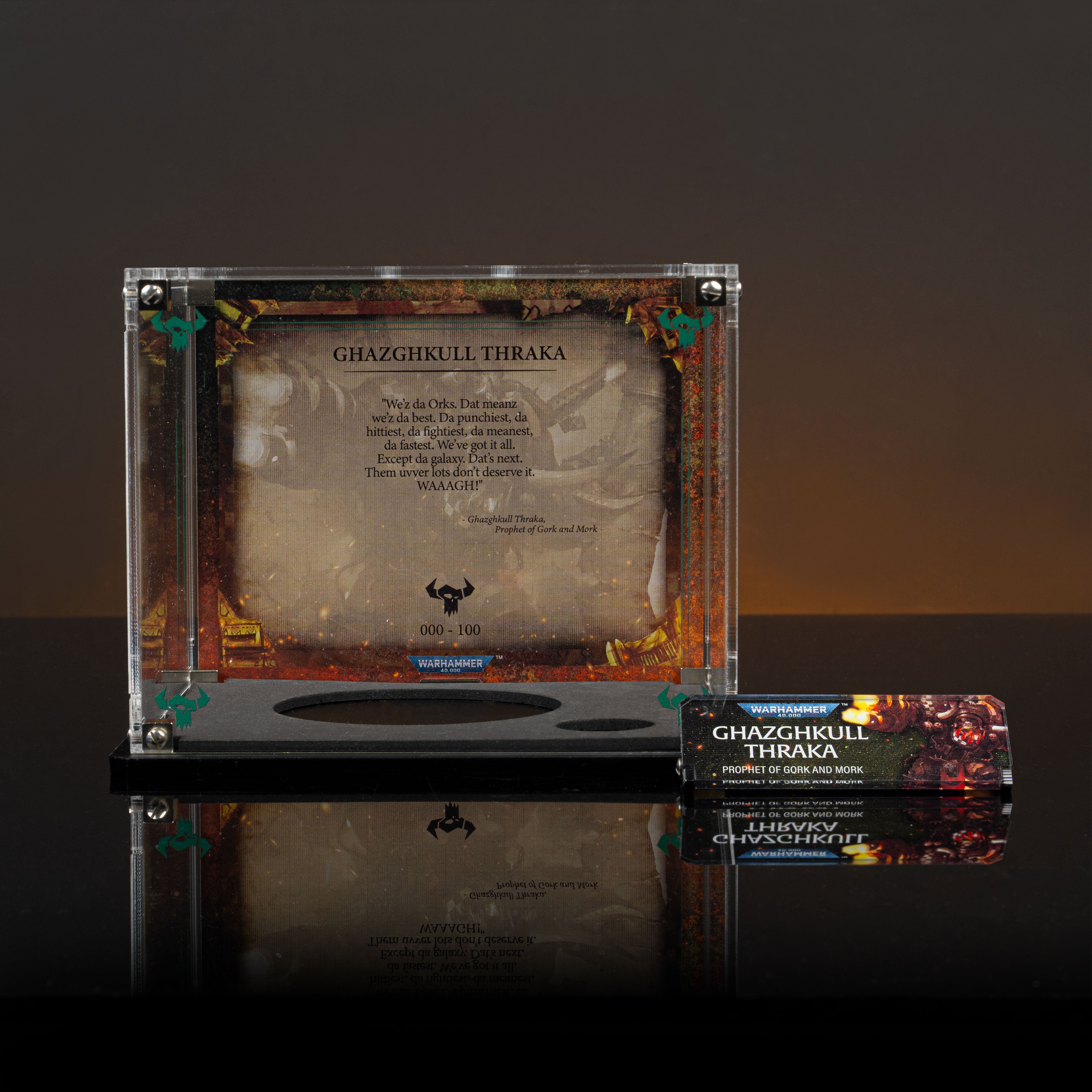 Limited Edition Display Cases for Warhammer® 40,000 Orks Miniatures