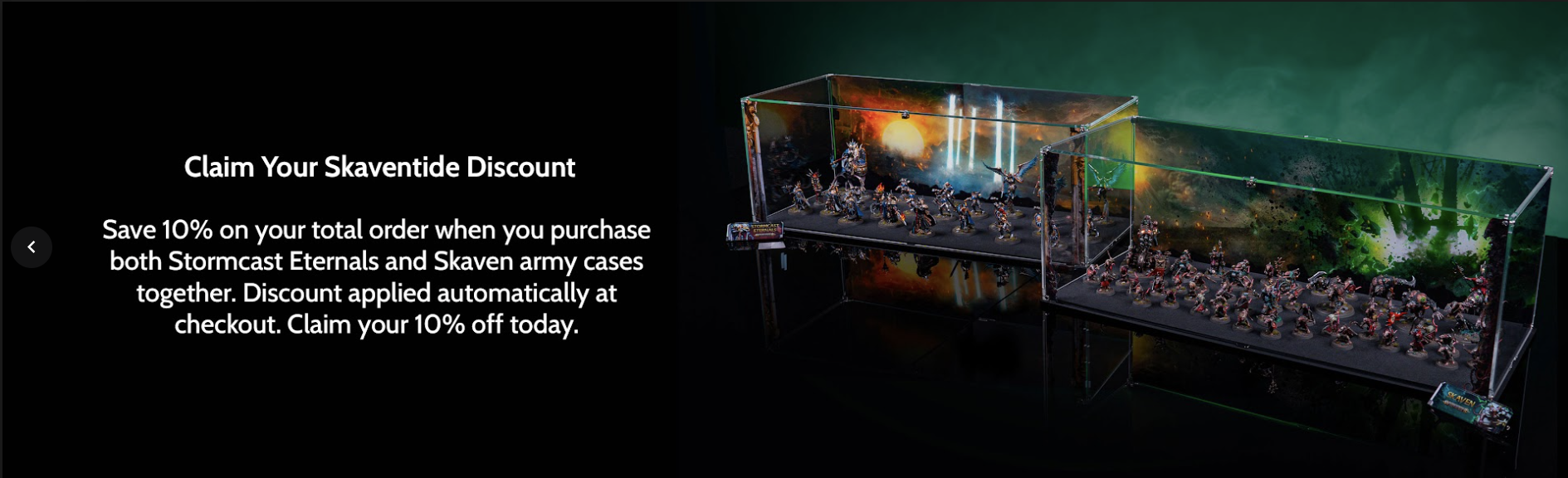 Limited Edition Display Case for Warhammer® Age of Sigmar: Skaventide - Skaven Army