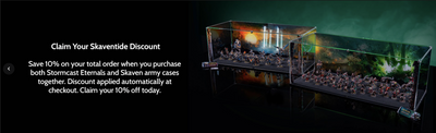 Limited Edition Display Case for Warhammer® Age of Sigmar: Skaventide - Skaven Army