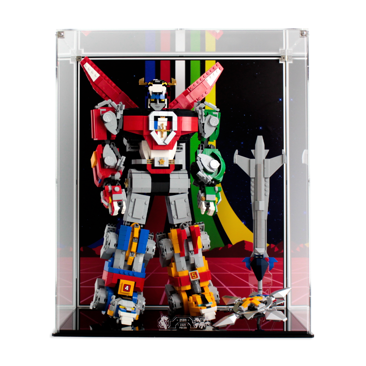 Display Case for LEGO® Ideas: Voltron (21311)