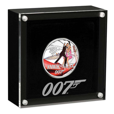 James Bond A View To A Kill 1/2 oz Silver Proof Coin - By The Perth Mint