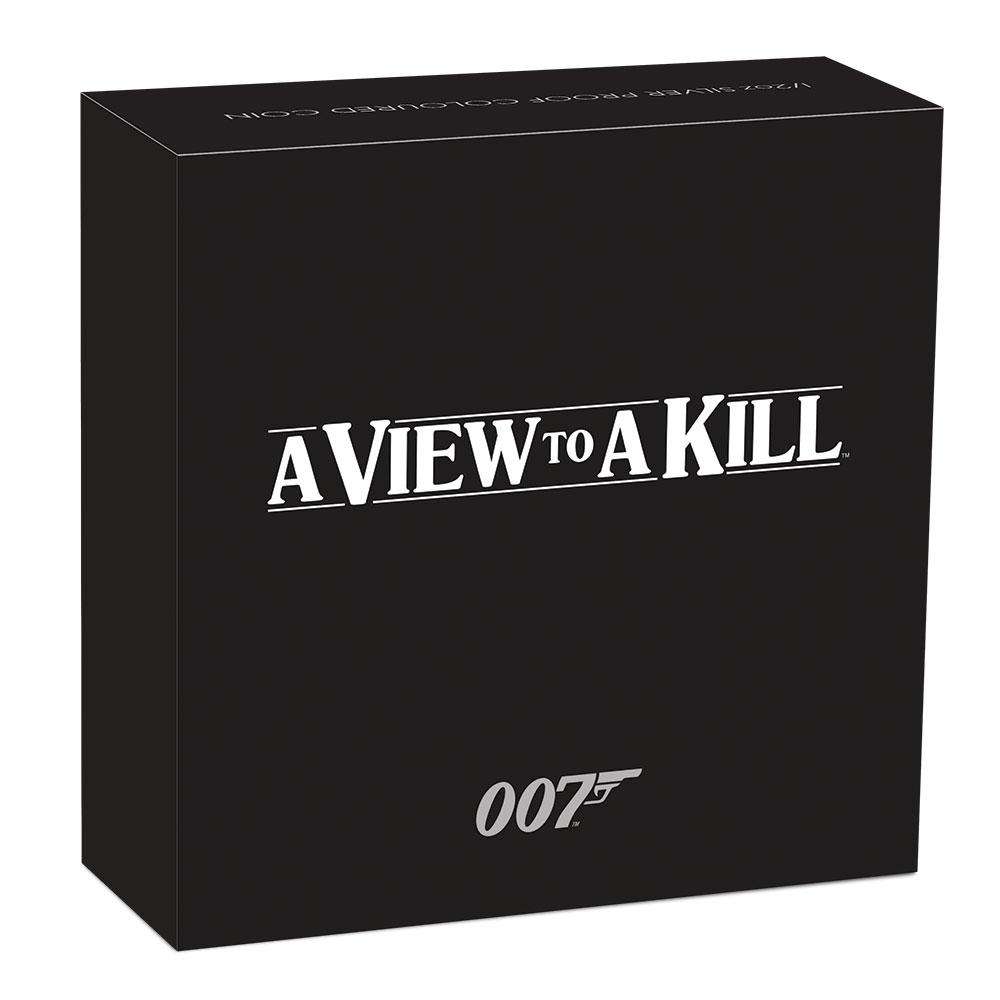James Bond A View To A Kill 1/2 oz Silver Proof Coin - By The Perth Mint