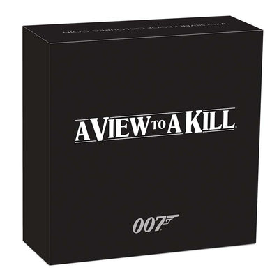 James Bond A View To A Kill 1/2 oz Silver Proof Coin - By The Perth Mint