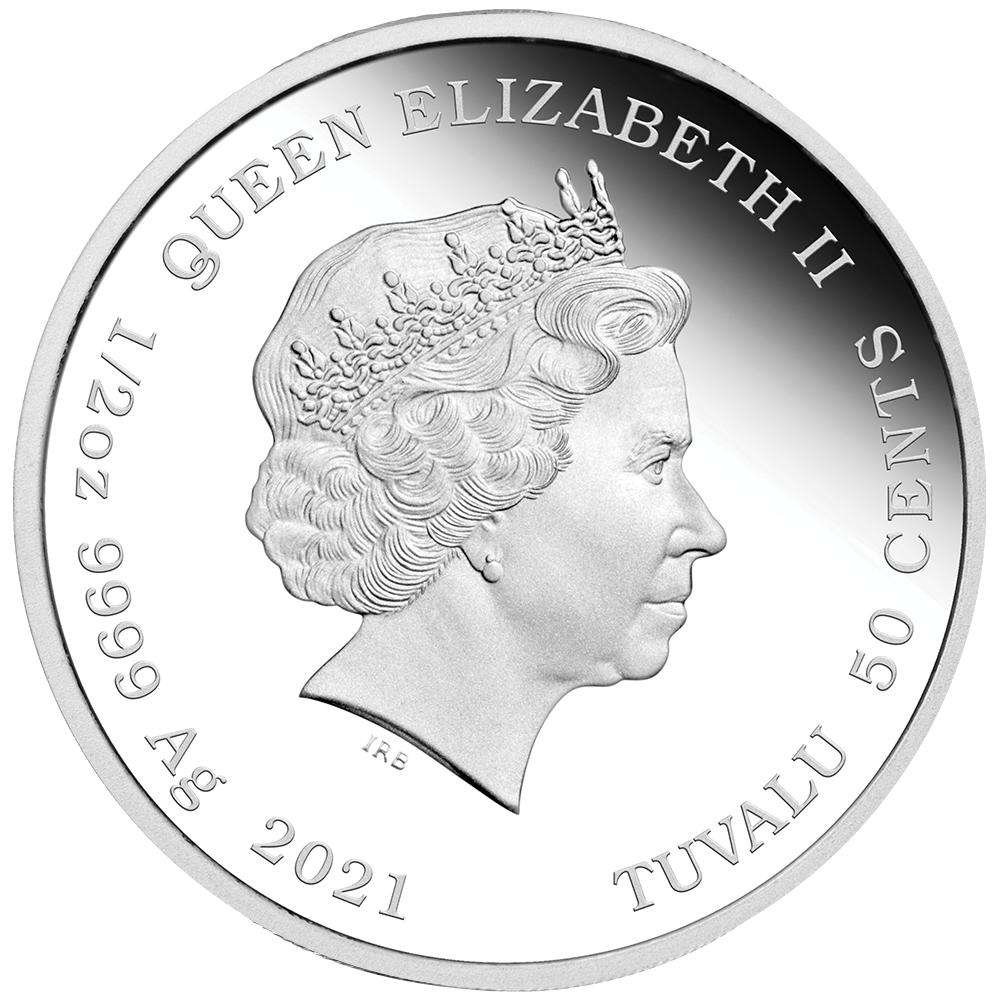 James Bond Diamonds Are Forever 1/2 oz Silver Proof Coin - By The Perth Mint