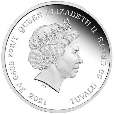 James Bond Diamonds Are Forever 1/2 oz Silver Proof Coin - By The Perth Mint