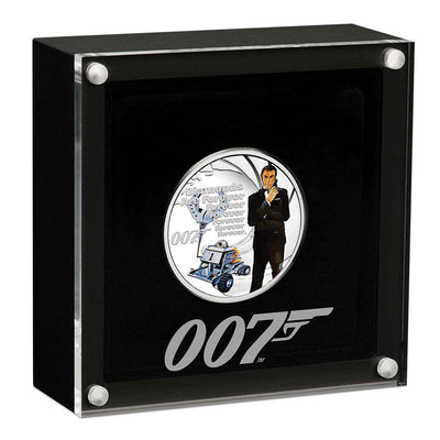 James Bond Diamonds Are Forever 1/2 oz Silver Proof Coin - By The Perth Mint