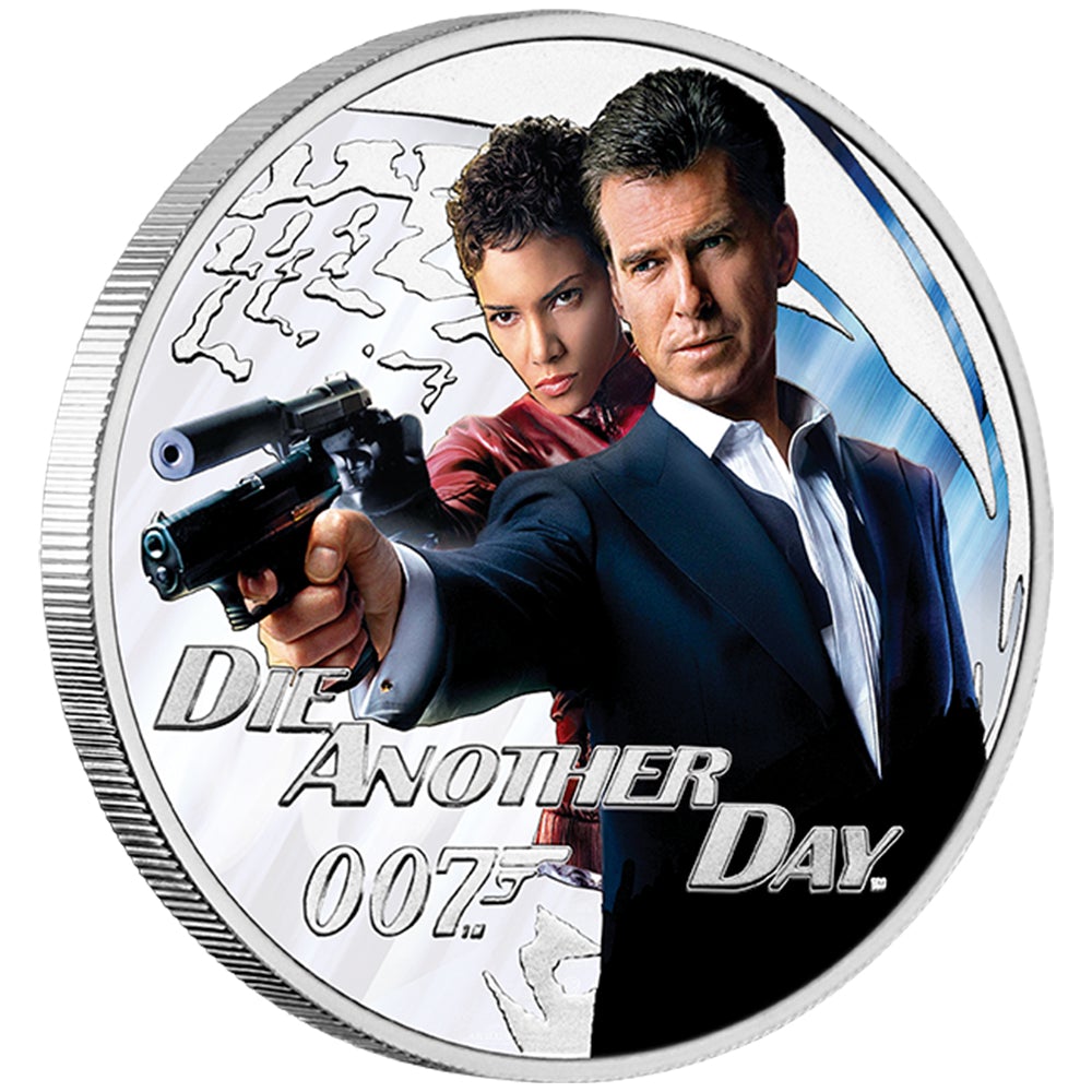 James Bond Die Another Day 1/2 oz Silver Proof Coin - By The Perth Mint