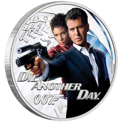 James Bond Die Another Day 1/2 oz Silver Proof Coin - By The Perth Mint