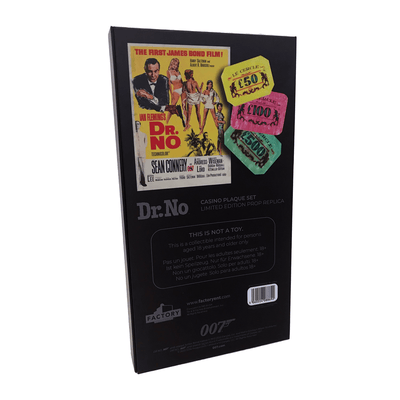 James Bond Casino Plaques Prop Replica - Dr. No Numbered Edition