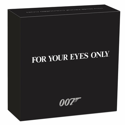 James Bond For Your Eyes Only 1/2 oz Silver Proof Coin - By The Perth Mint