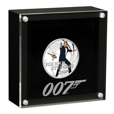 James Bond For Your Eyes Only 1/2 oz Silver Proof Coin - By The Perth Mint