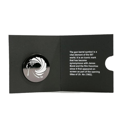 James Bond Gun Barrel Pin Badge