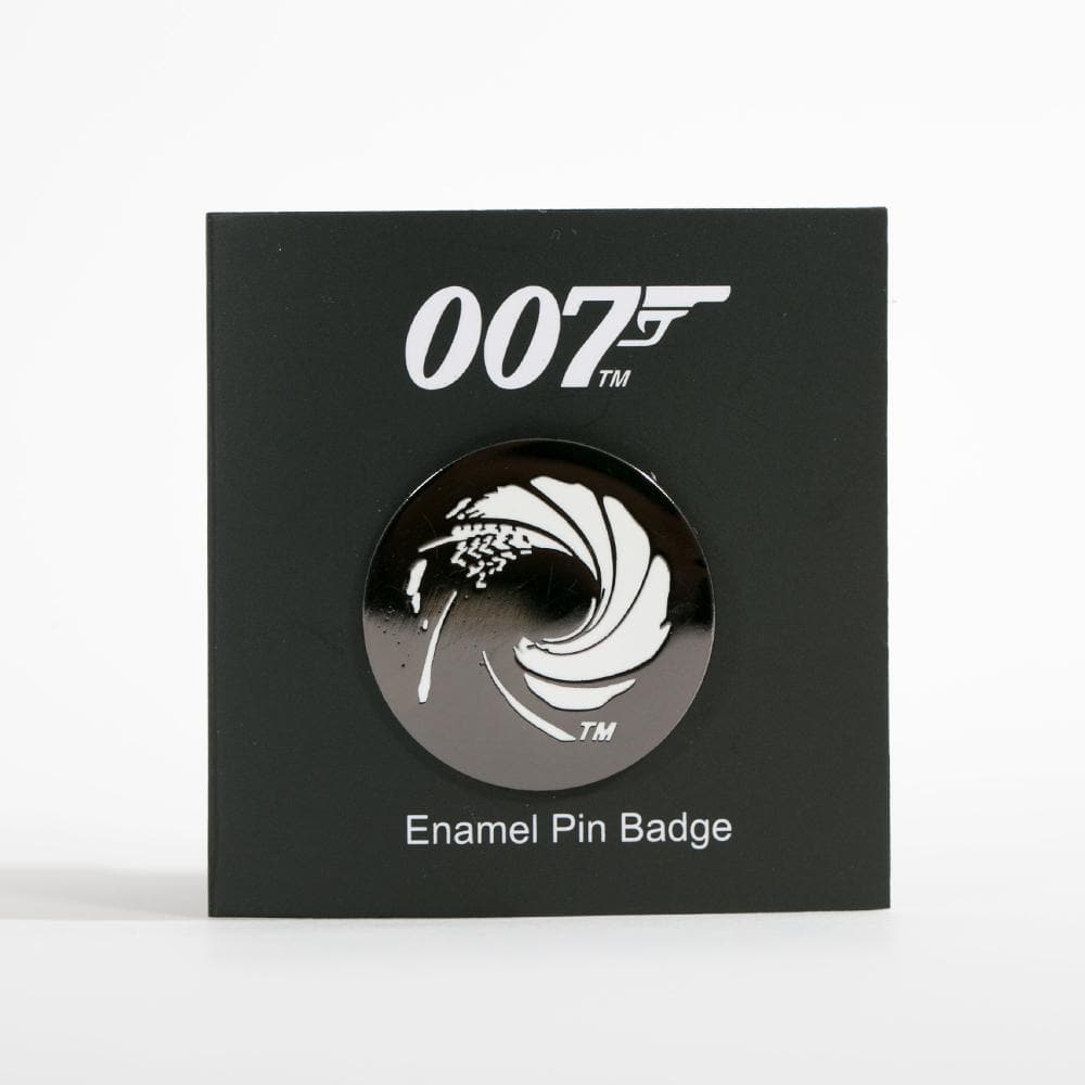 James Bond Gun Barrel Pin Badge