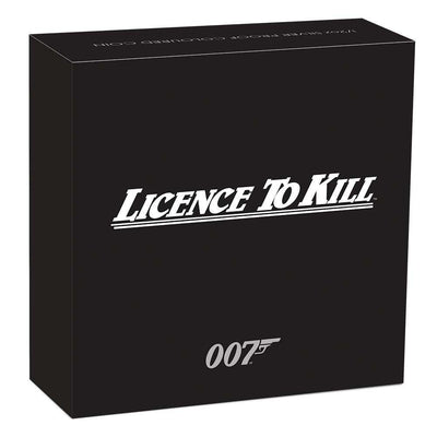 James Bond Licence To Kill 1/2 oz Silver Proof Coin - By The Perth Mint